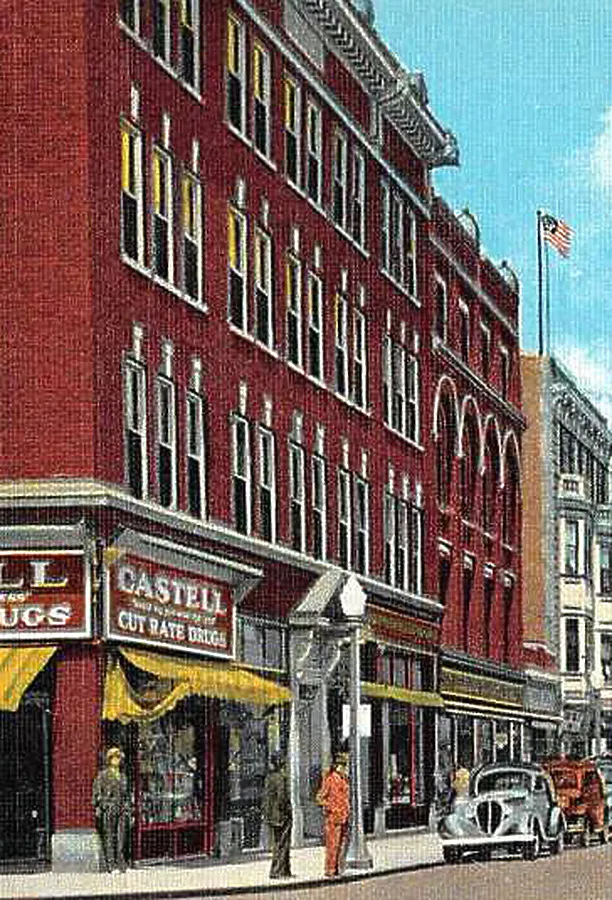 Vintage view from the east
