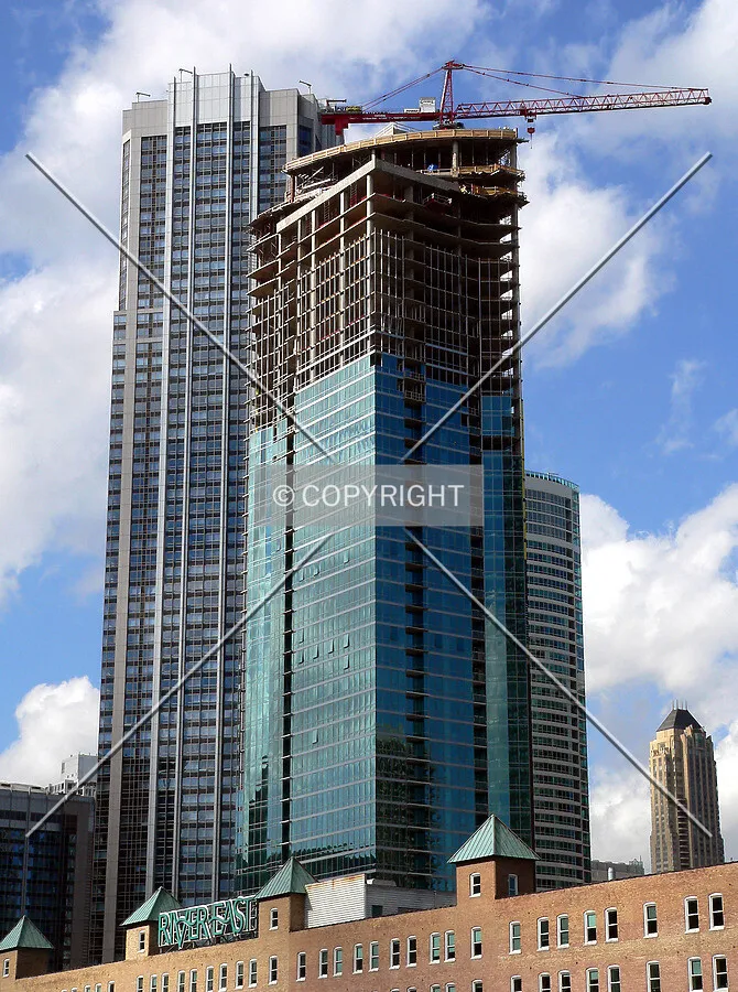 View to the northwest from Lake Shore Drive