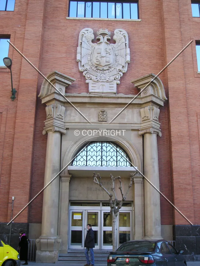 View of the main entrance