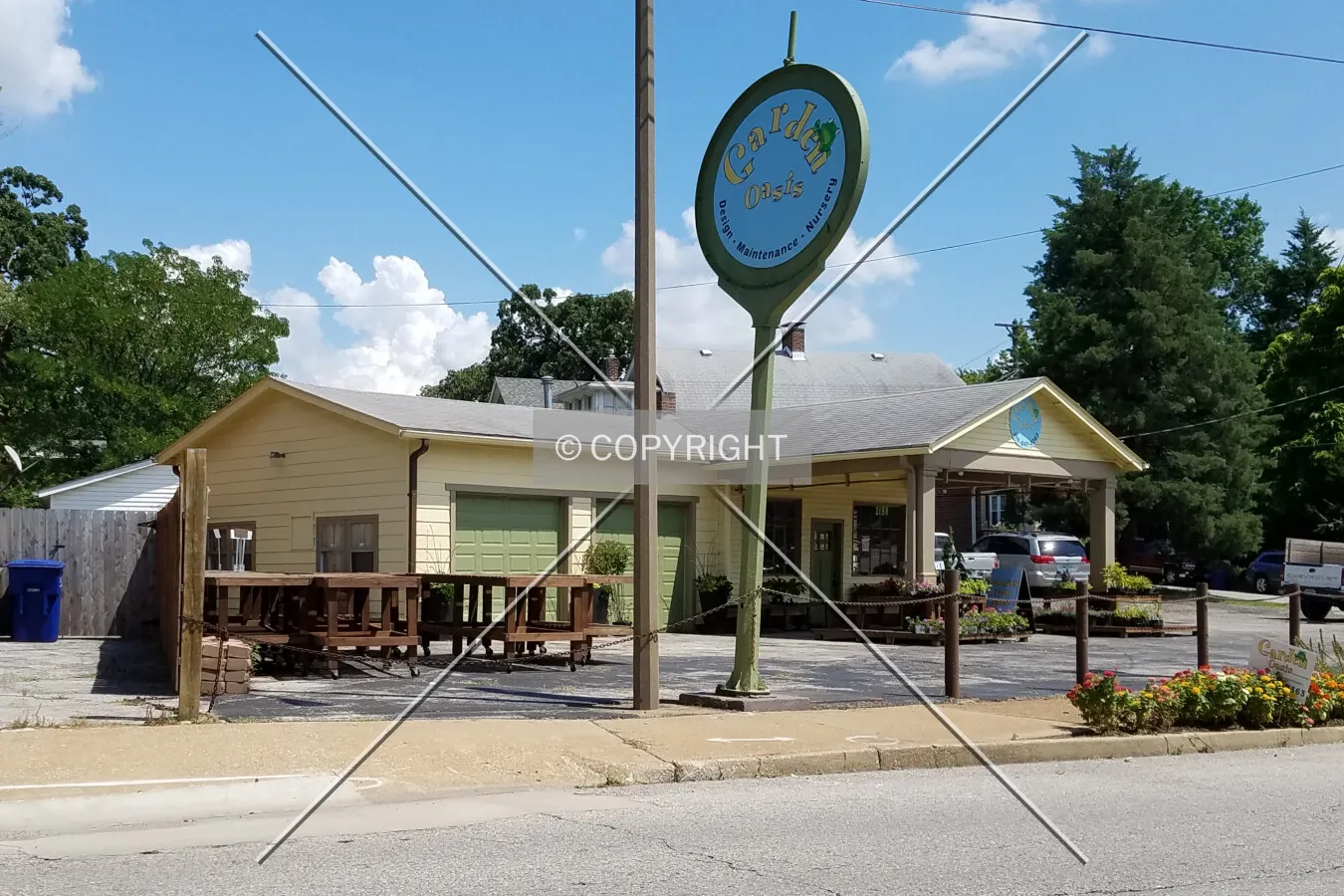 View from the west; July 28, 2016