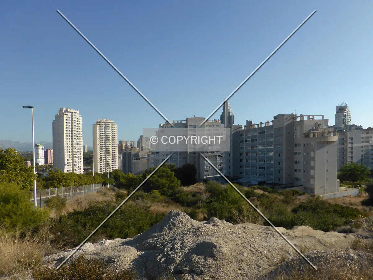 Buildings in Benidorm