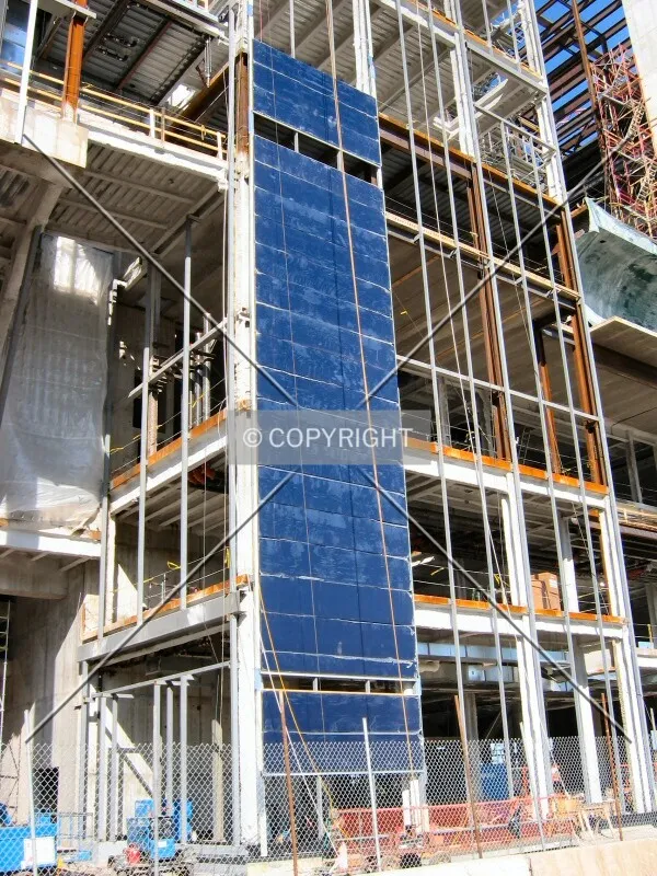 First facade pieces along 2nd Street South