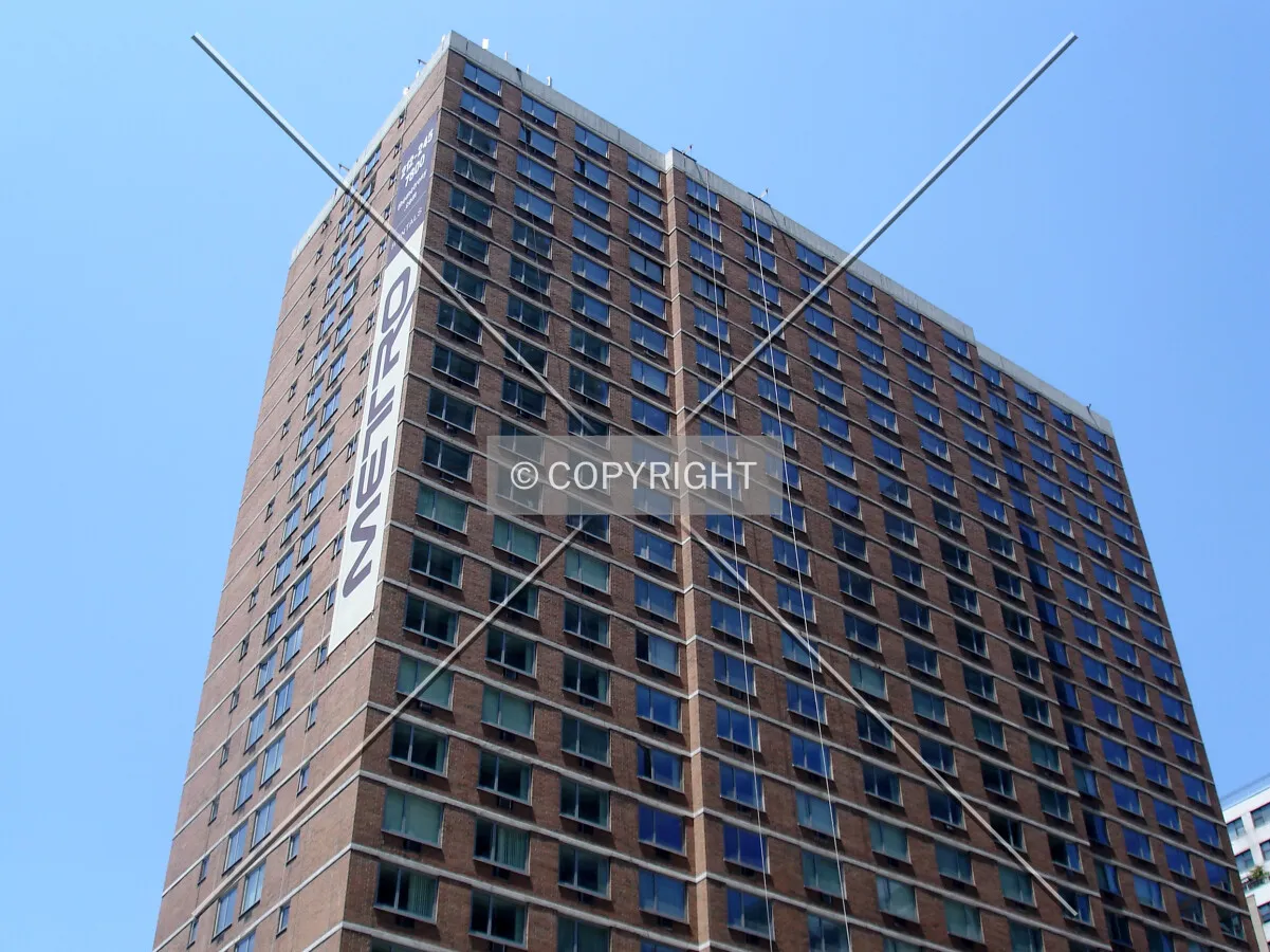 Looking up from 8th Avenue