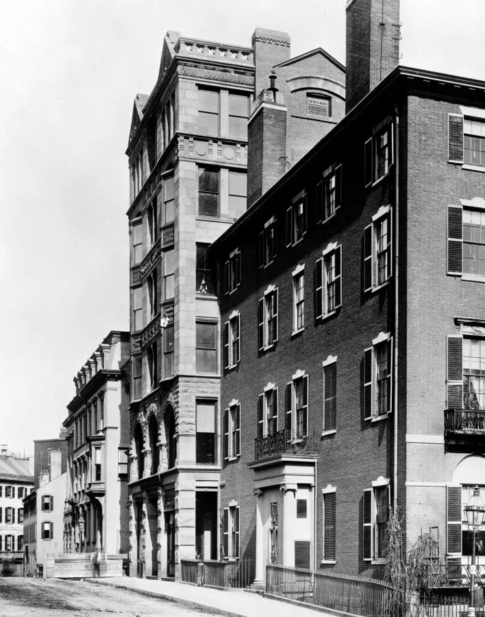 Vintage view from the west