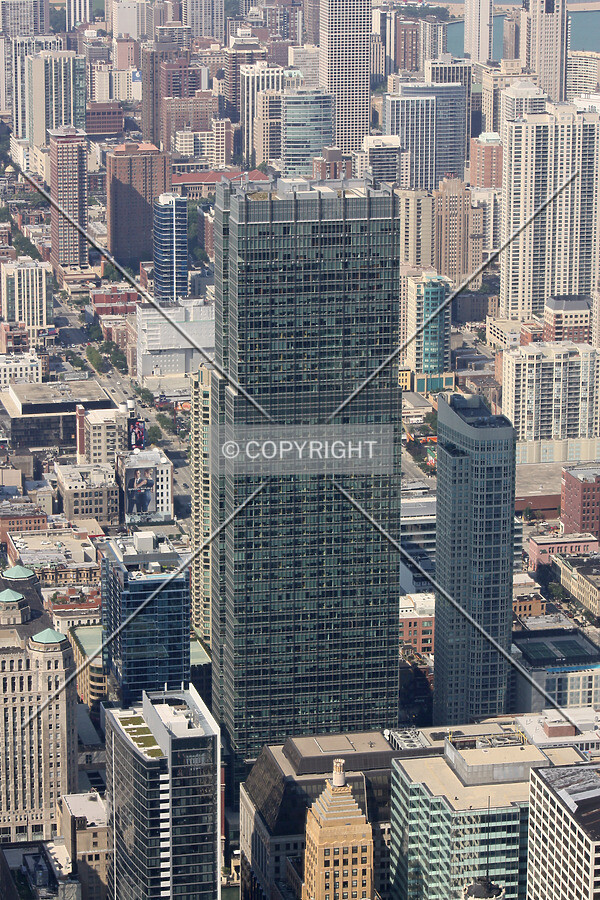 View from the Willis Tower to the southwest; August 31, 2011