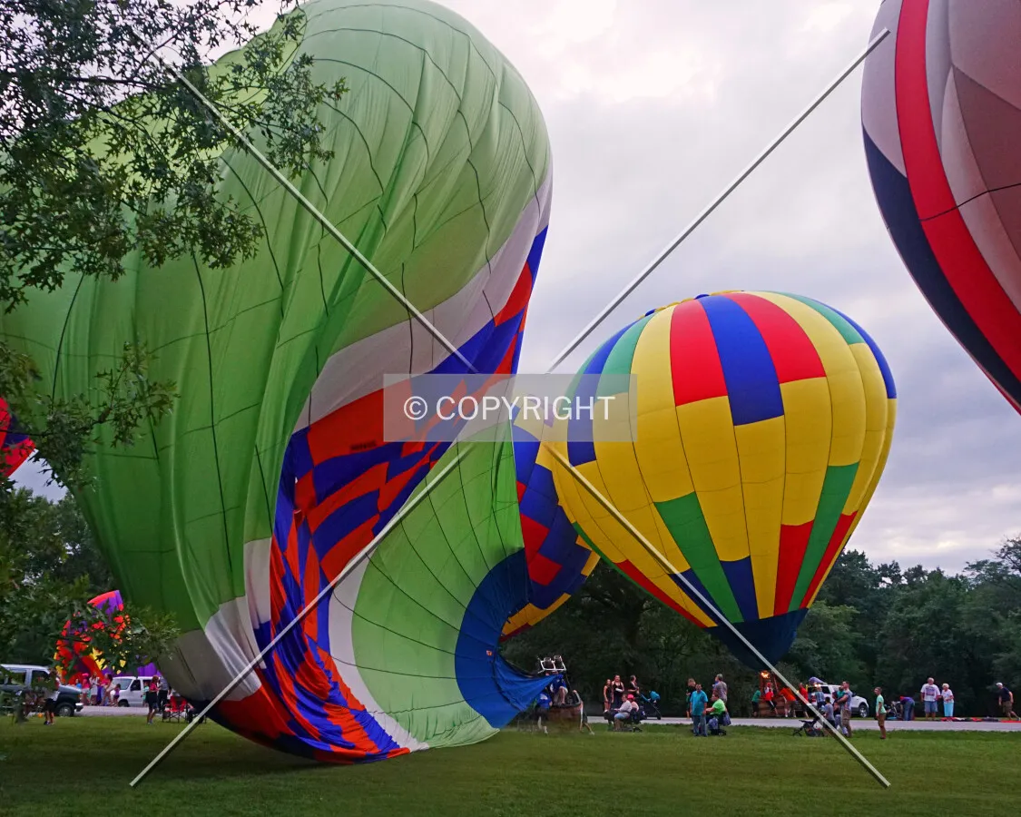 Hot air balloons, August 20, 2016
