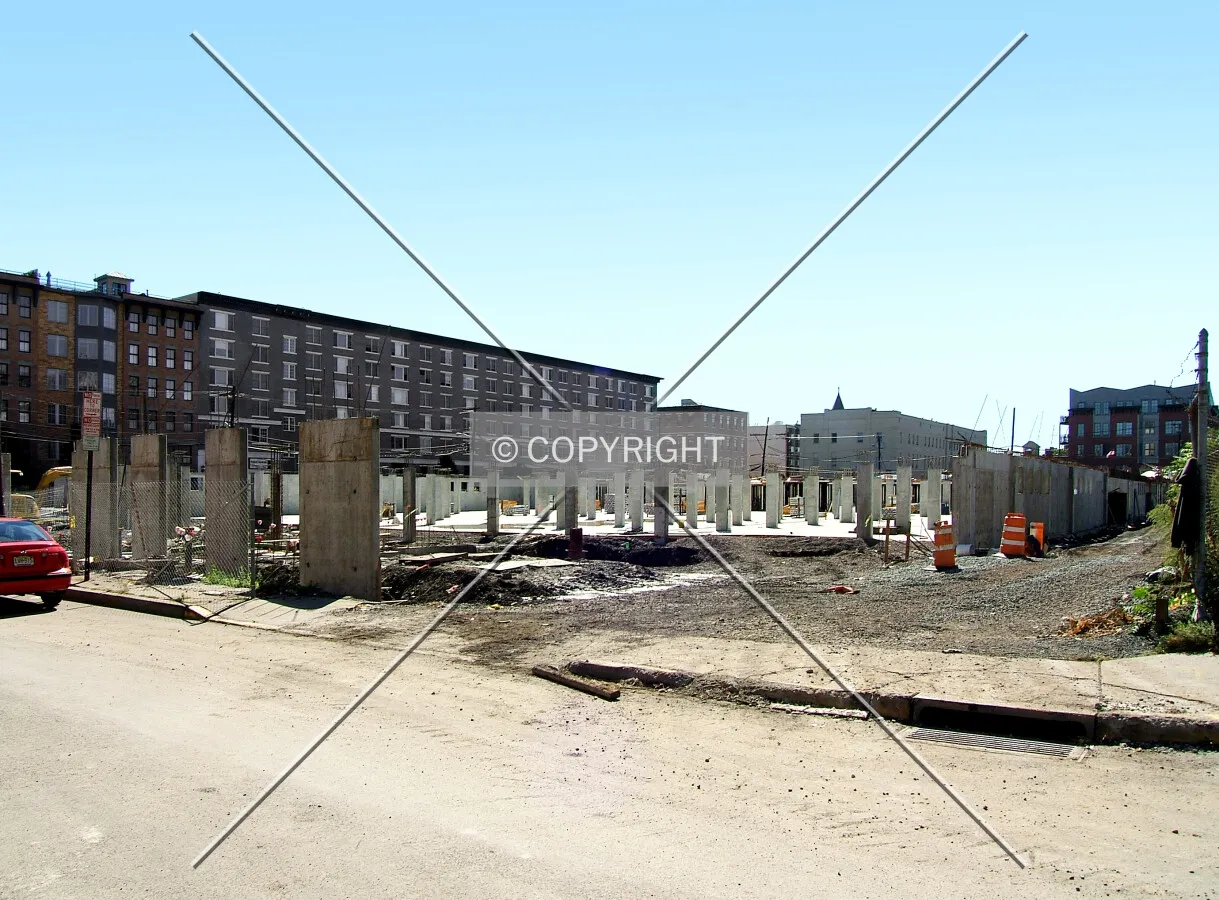 View from the northwest on 9th Street