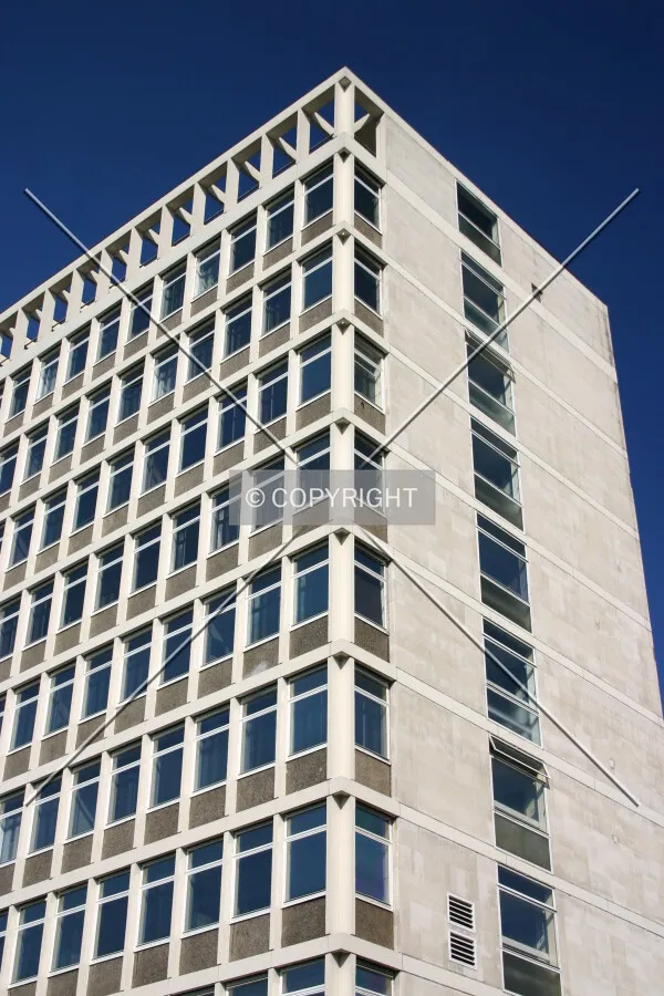 Looking up from Albert Embankment
