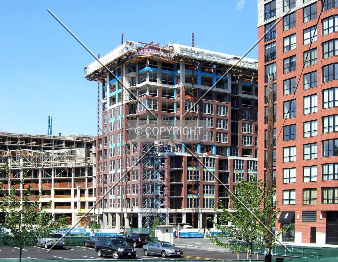 South tower from the southwest with Maxwell Place I to the right