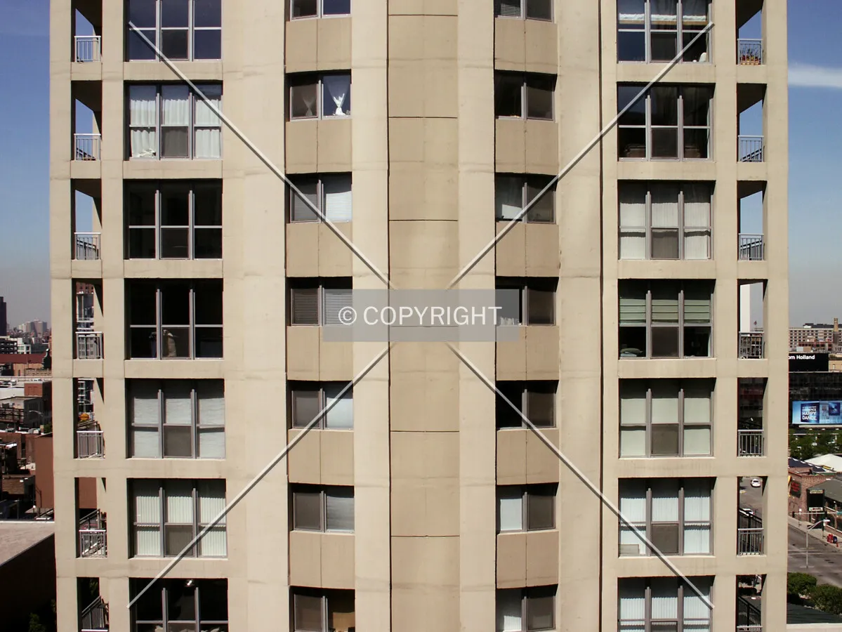 Section of the east facade