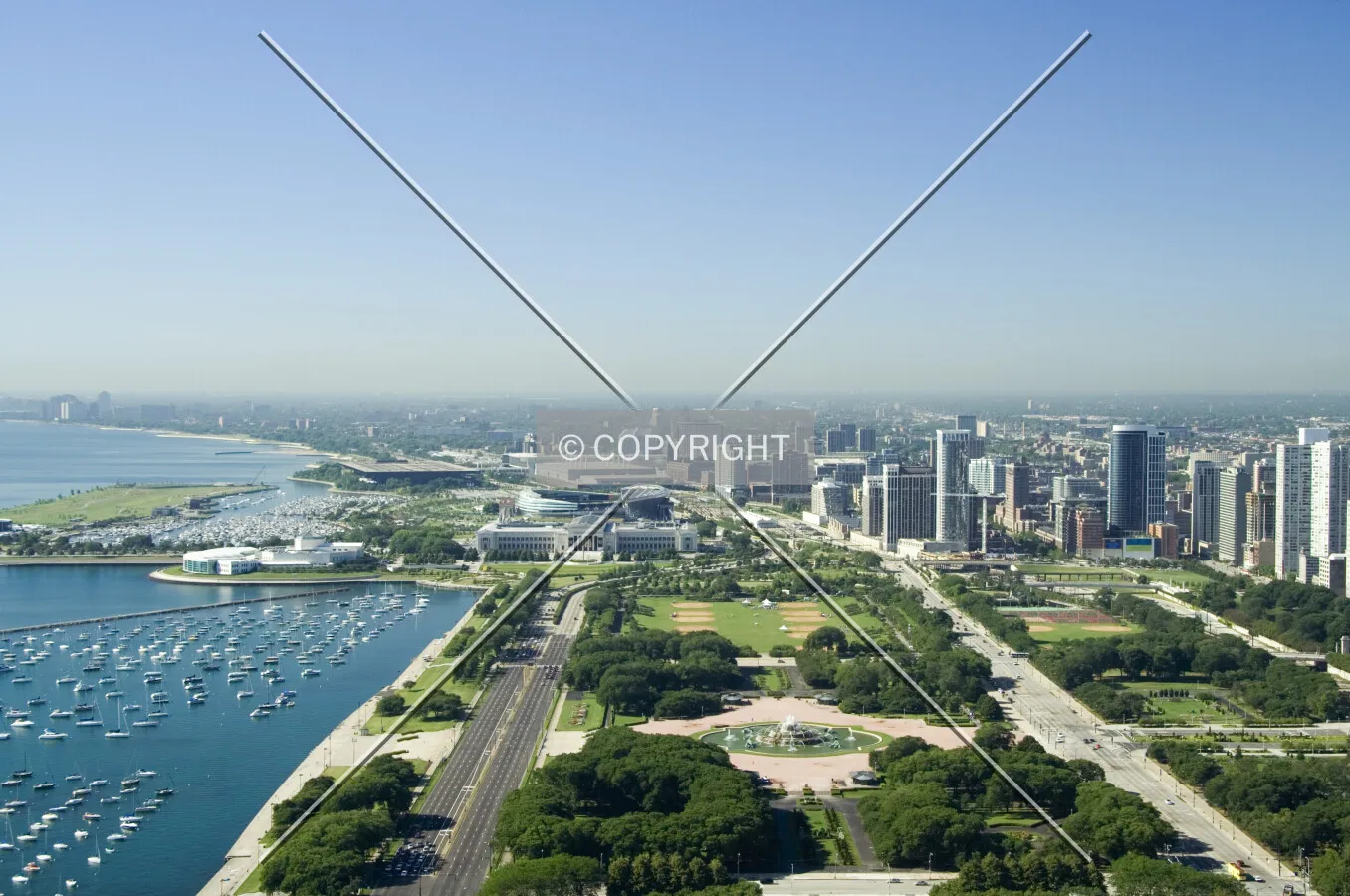Looking south from 340 on the Park