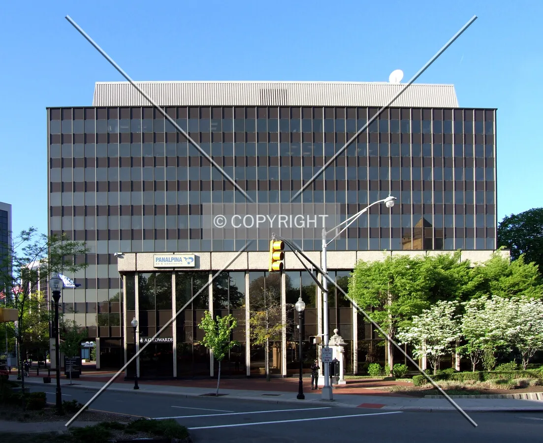 View from the southwest along North Park Place