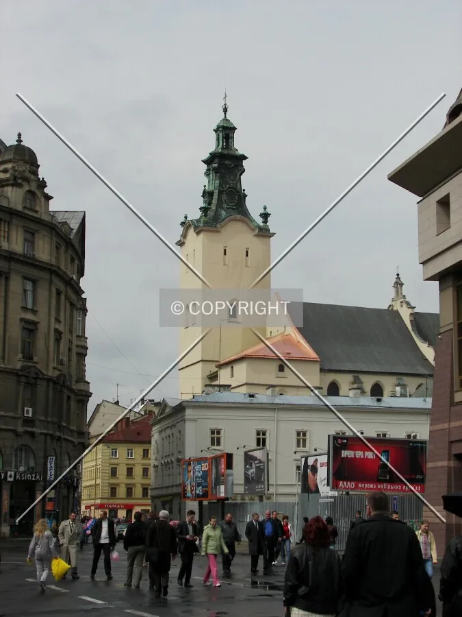 Looking from Mickiewicz Square