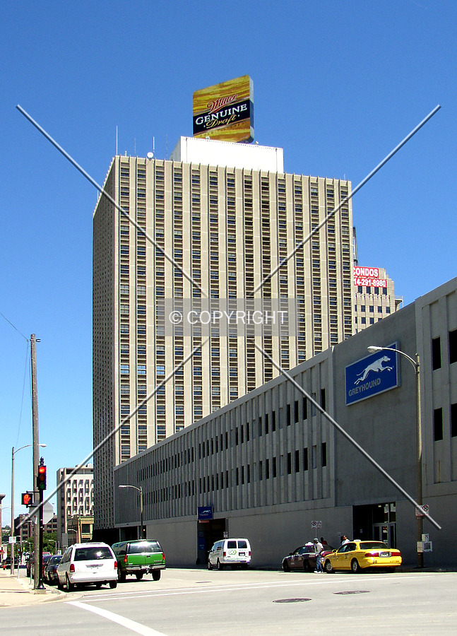 From West Michigan Street to the south