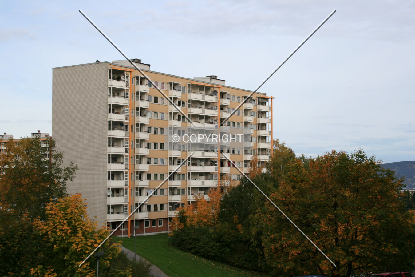 View from the south