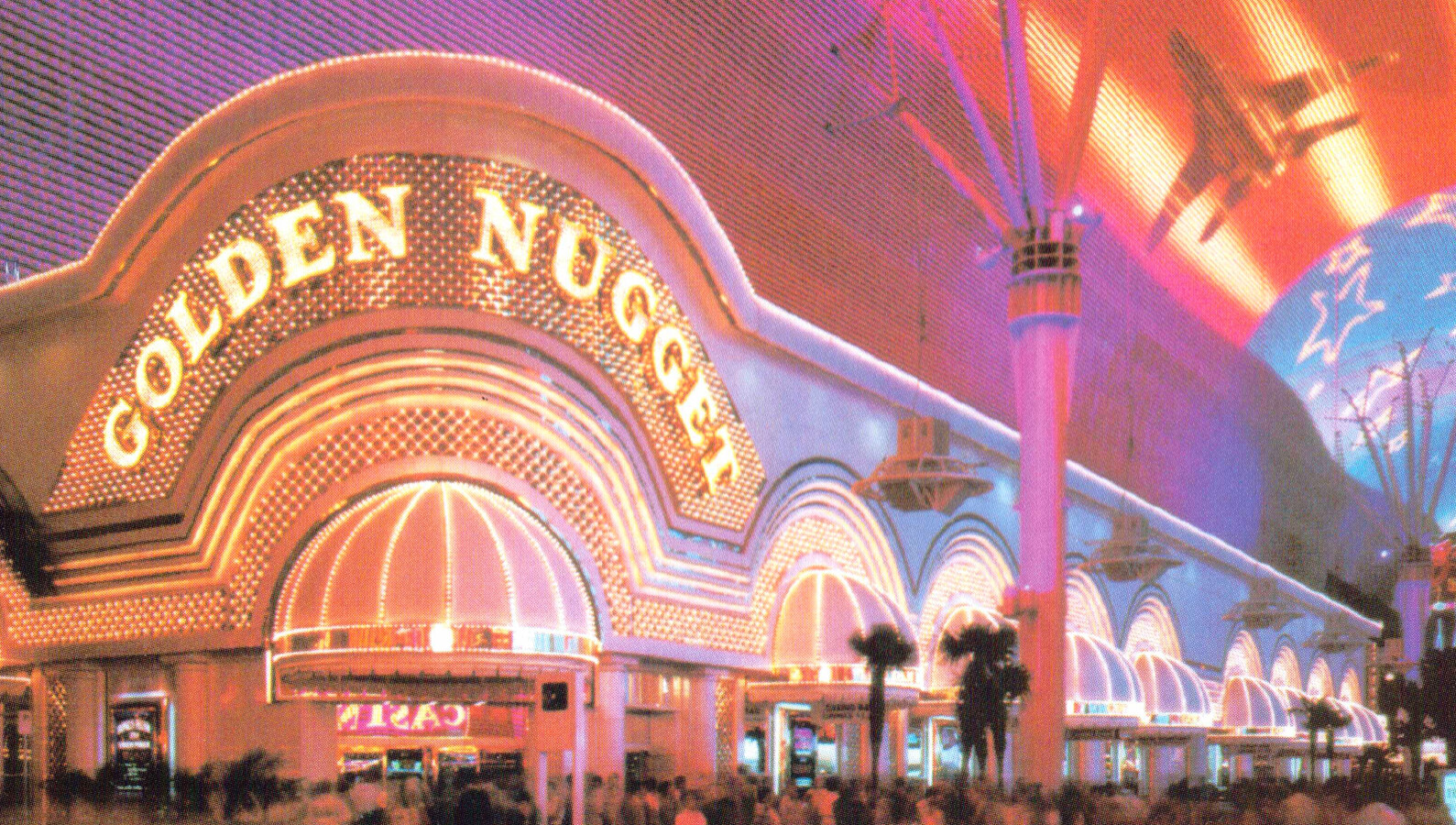 View from the east along Fremont Street