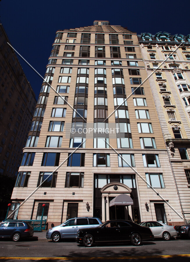 Viewed from Central Park West