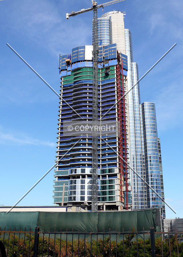 View to the east from Michigan Avenue