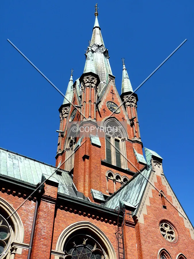 Looking up the tower