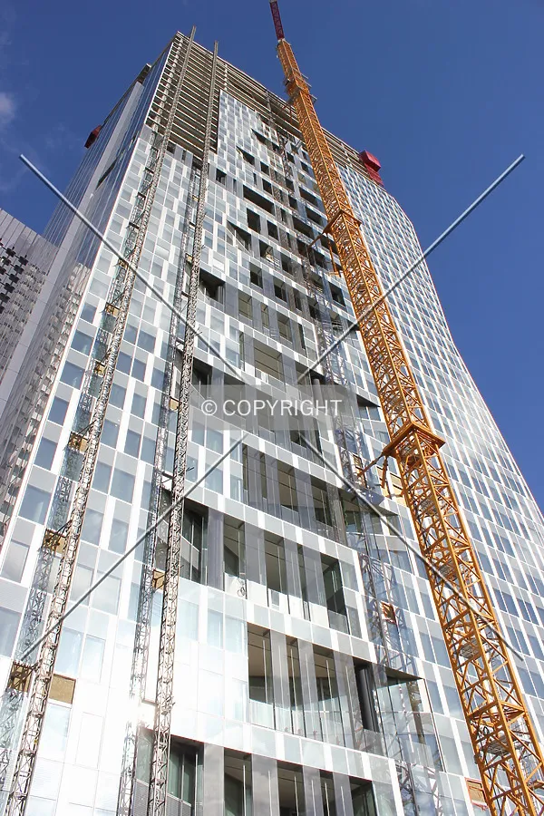 Looking up to the southwest.