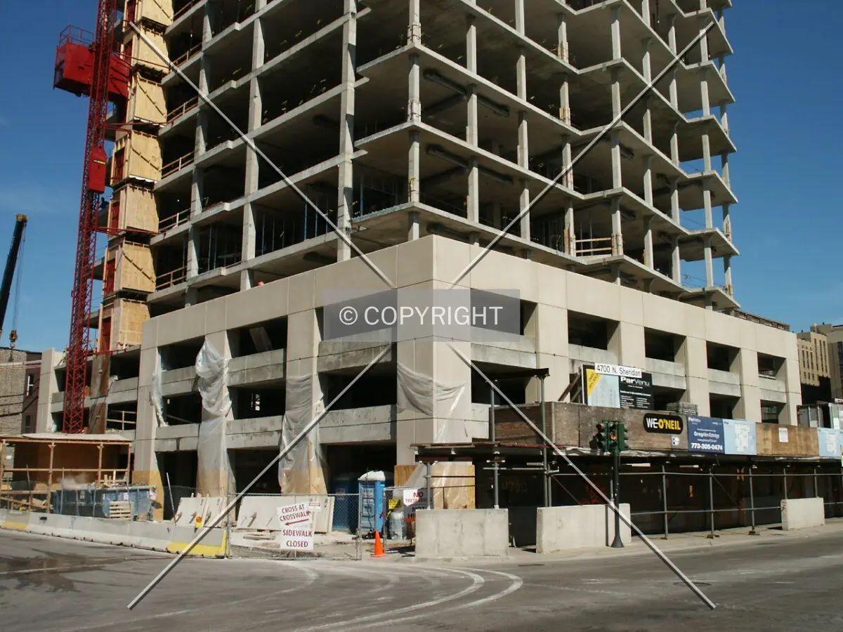 Base seen from the opposite corner