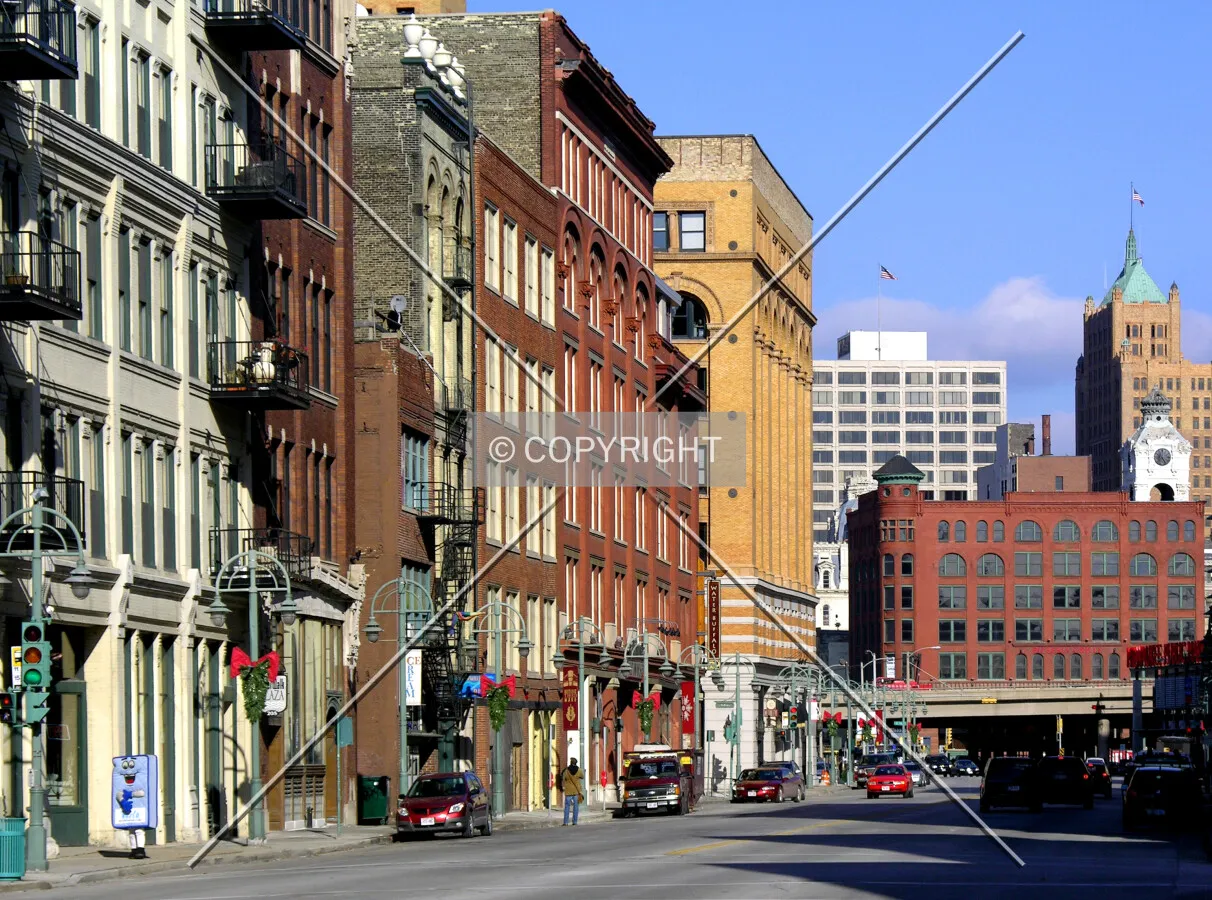 Looking north from the Historic Third Ward into downtown