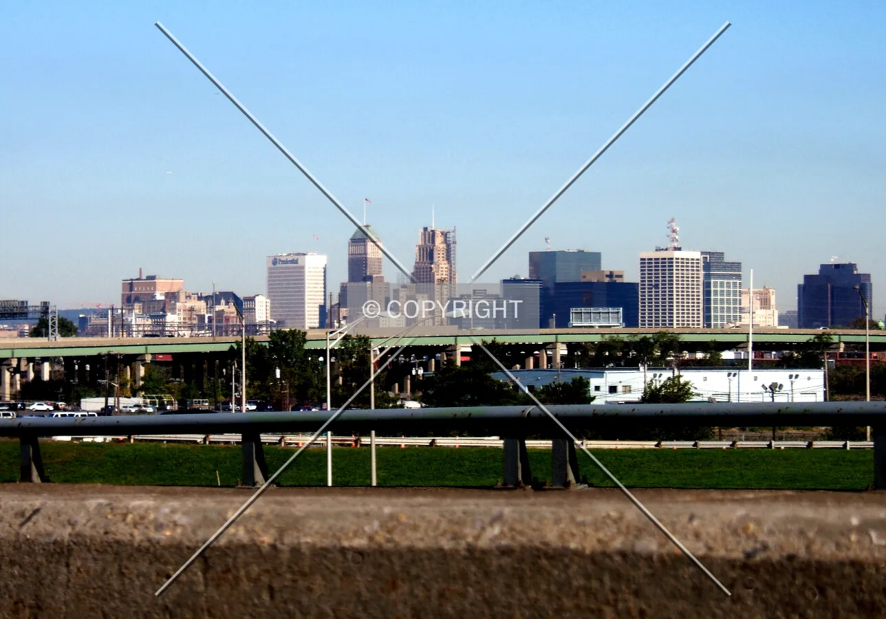 Downtown from the southeast