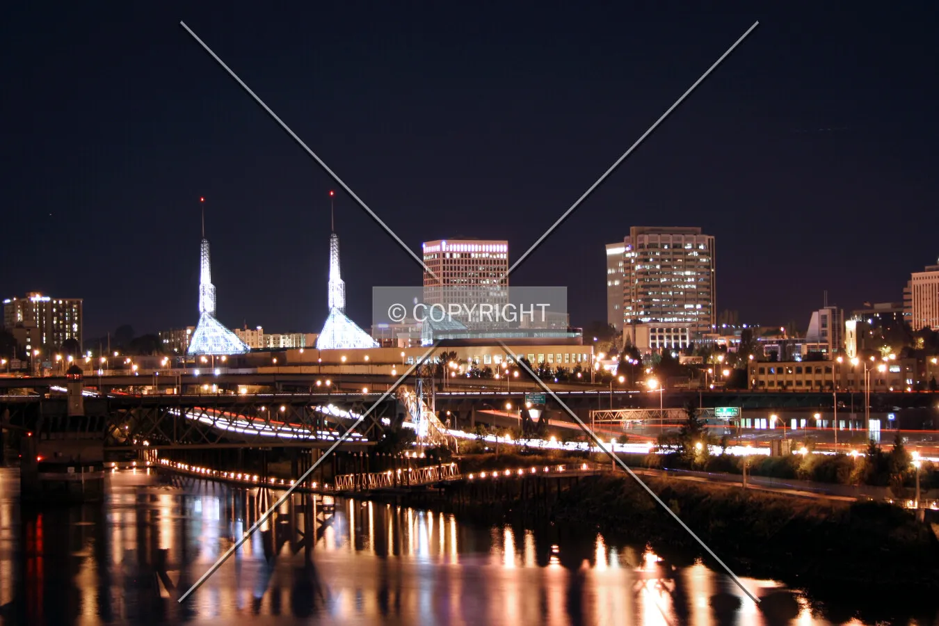 As seen from Morrison Bridge