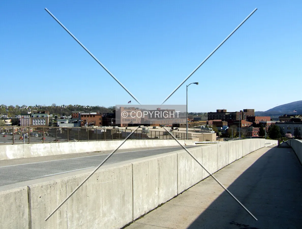 Downtown from the north