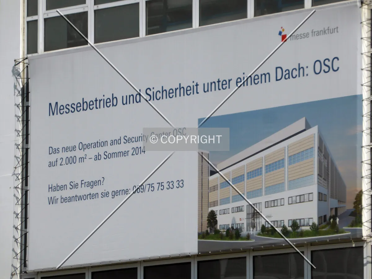 OSC Messe Frankfurt sign