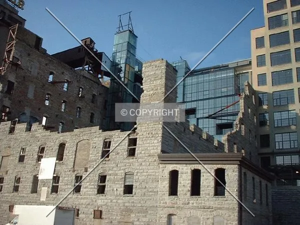 Mill Ruins and Flour Tower Ride from West River Parkway