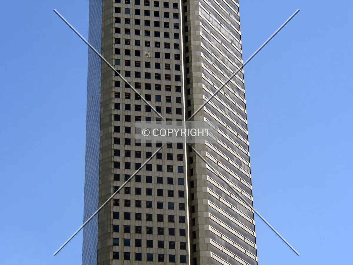 Detail of the central floors on the western facade