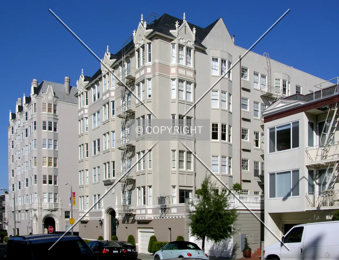 From Pacific Avenue to the southeast