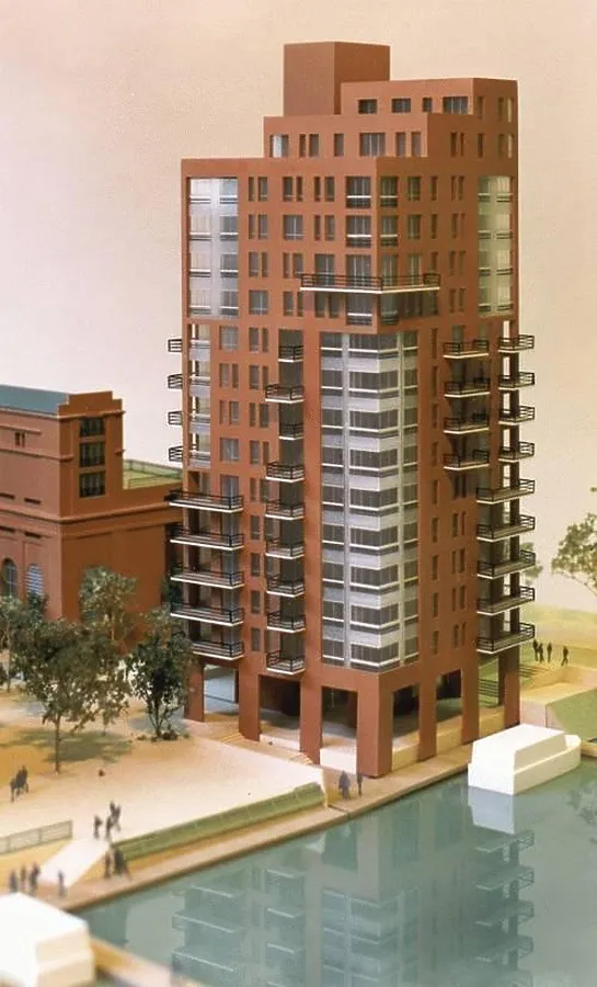 Model view of Seeturm