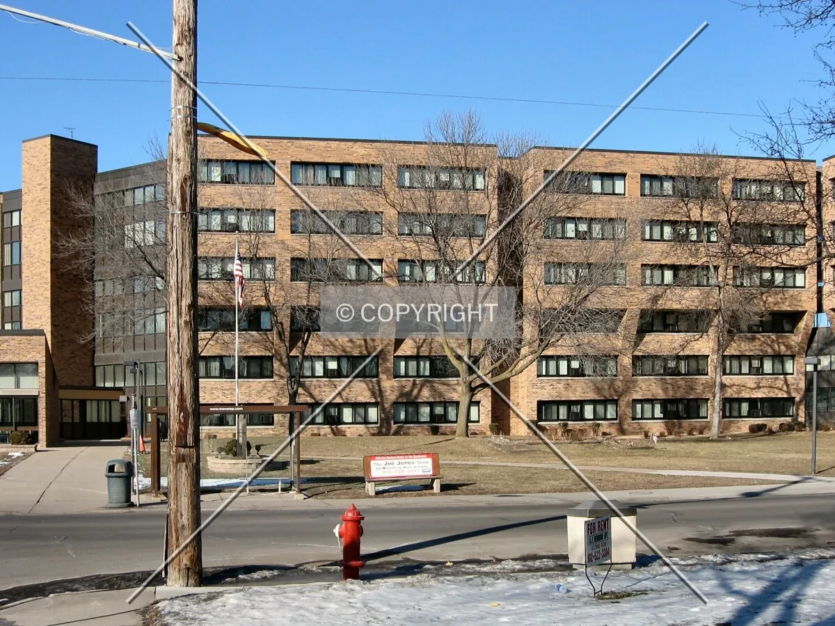 View to the north from Girard Avenue North