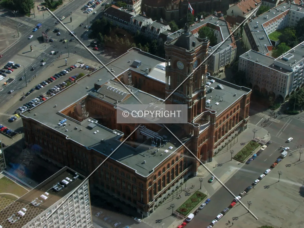 View from Fernsehturm observatory