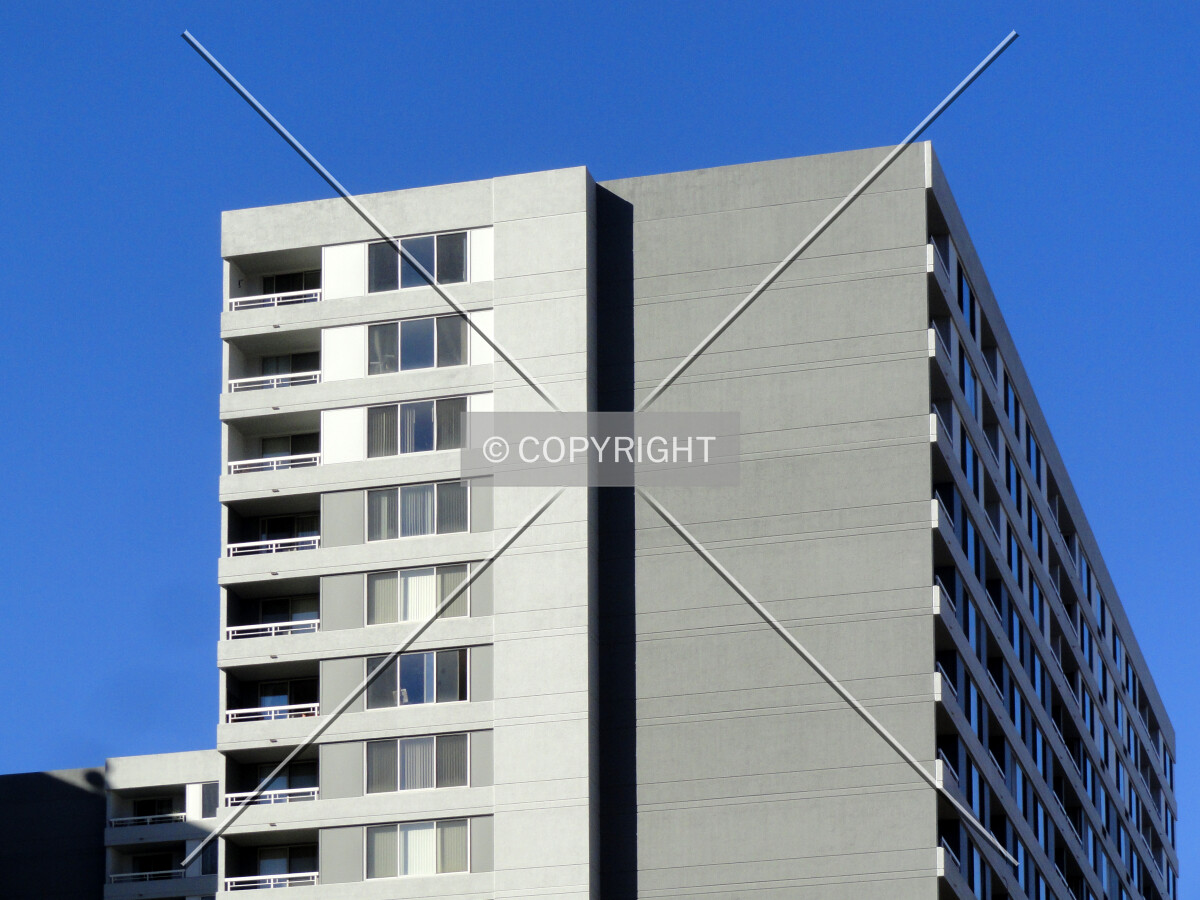 Upper floors from the south