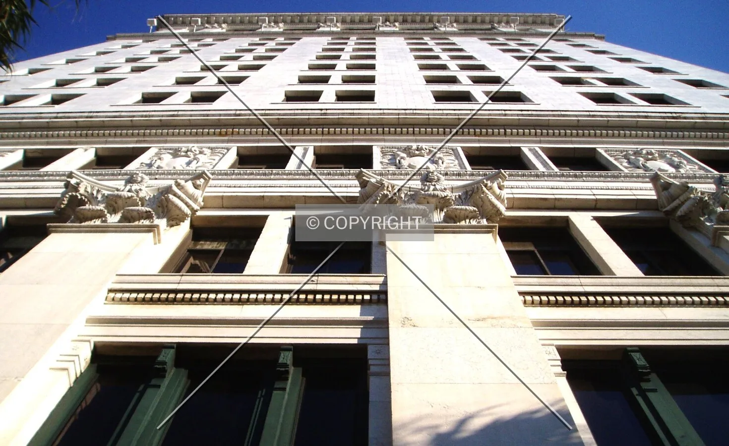 The west side from below