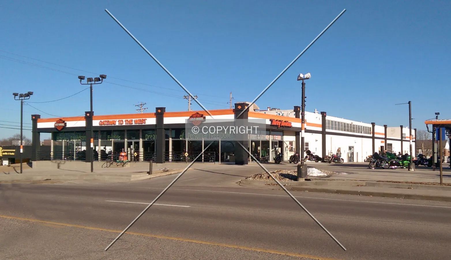 View from the southwest; March 7, 2015