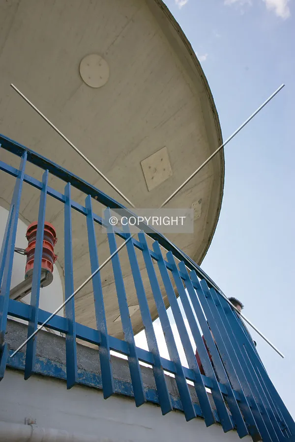 Structural detail of the tower as seen from the lower observation platform