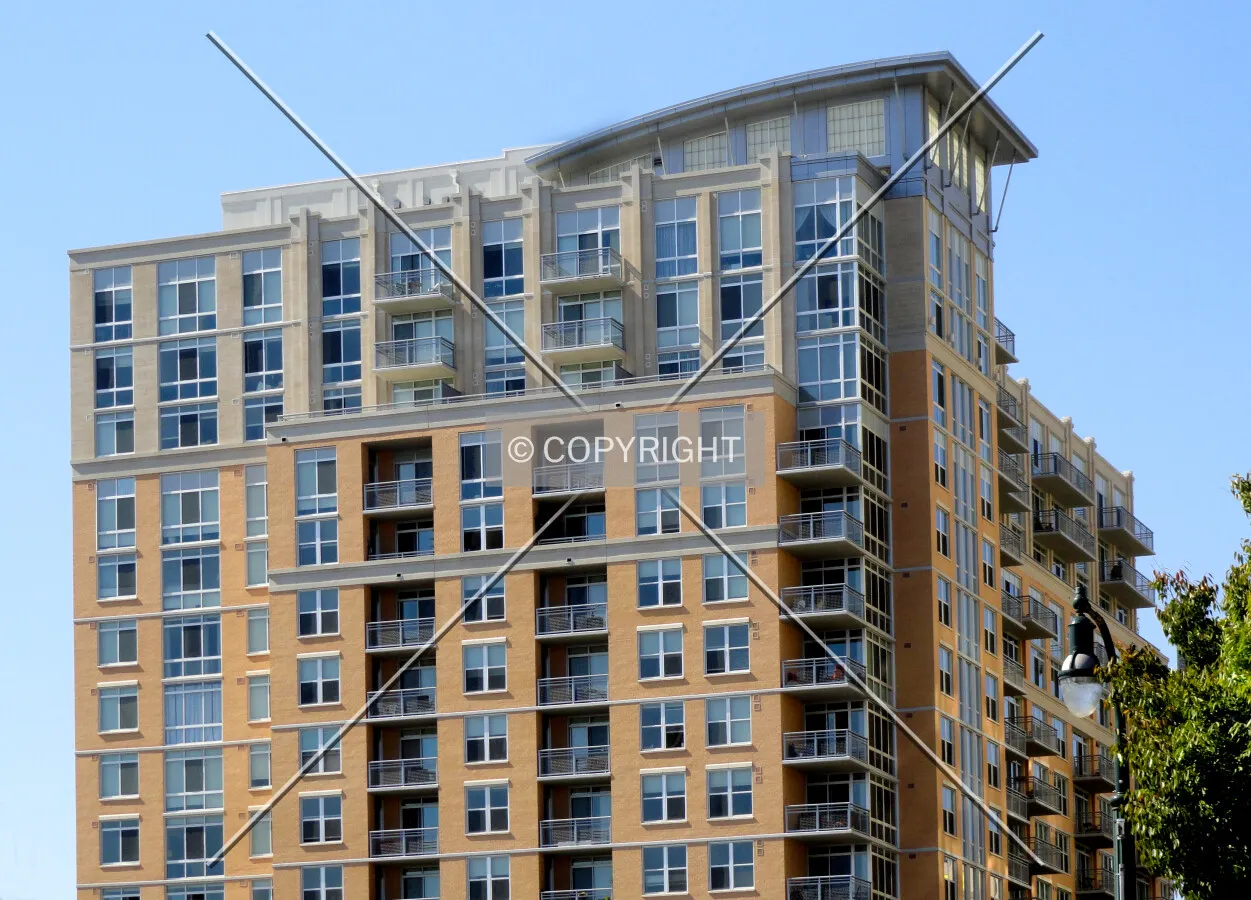 Upper floors from Georgia Avenue to the east