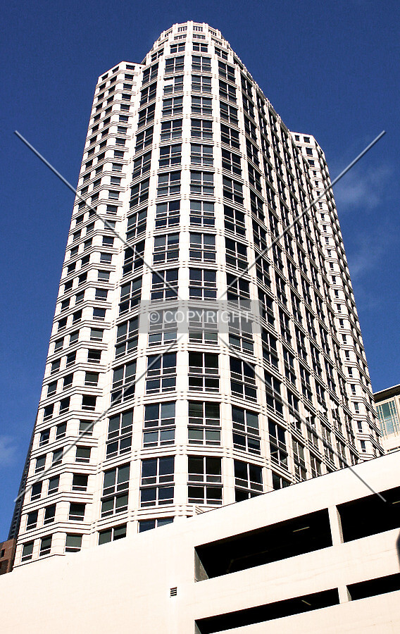 Looking up from the southwest