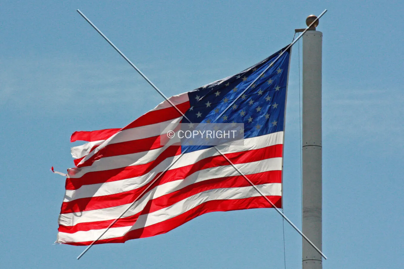 American Flag at Laurel Park