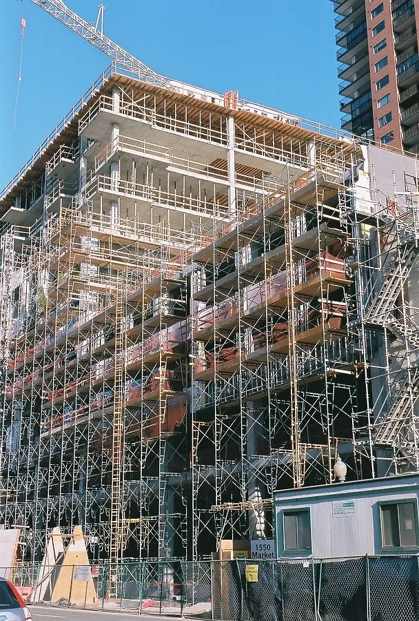 View to the west