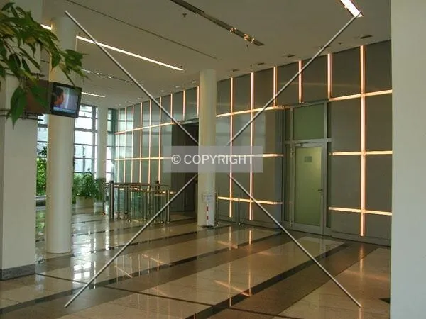 lobby of the building