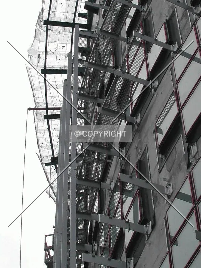 Close-up facade detail