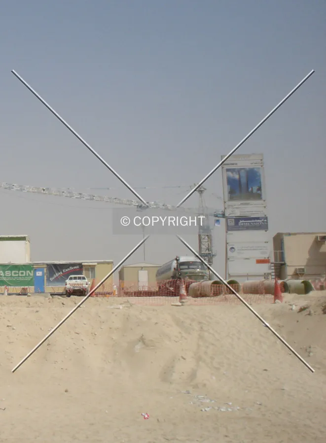 Construction site overview