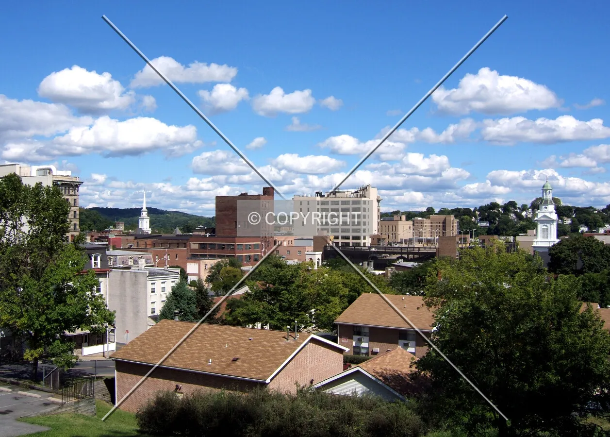 Downtown from the southwest