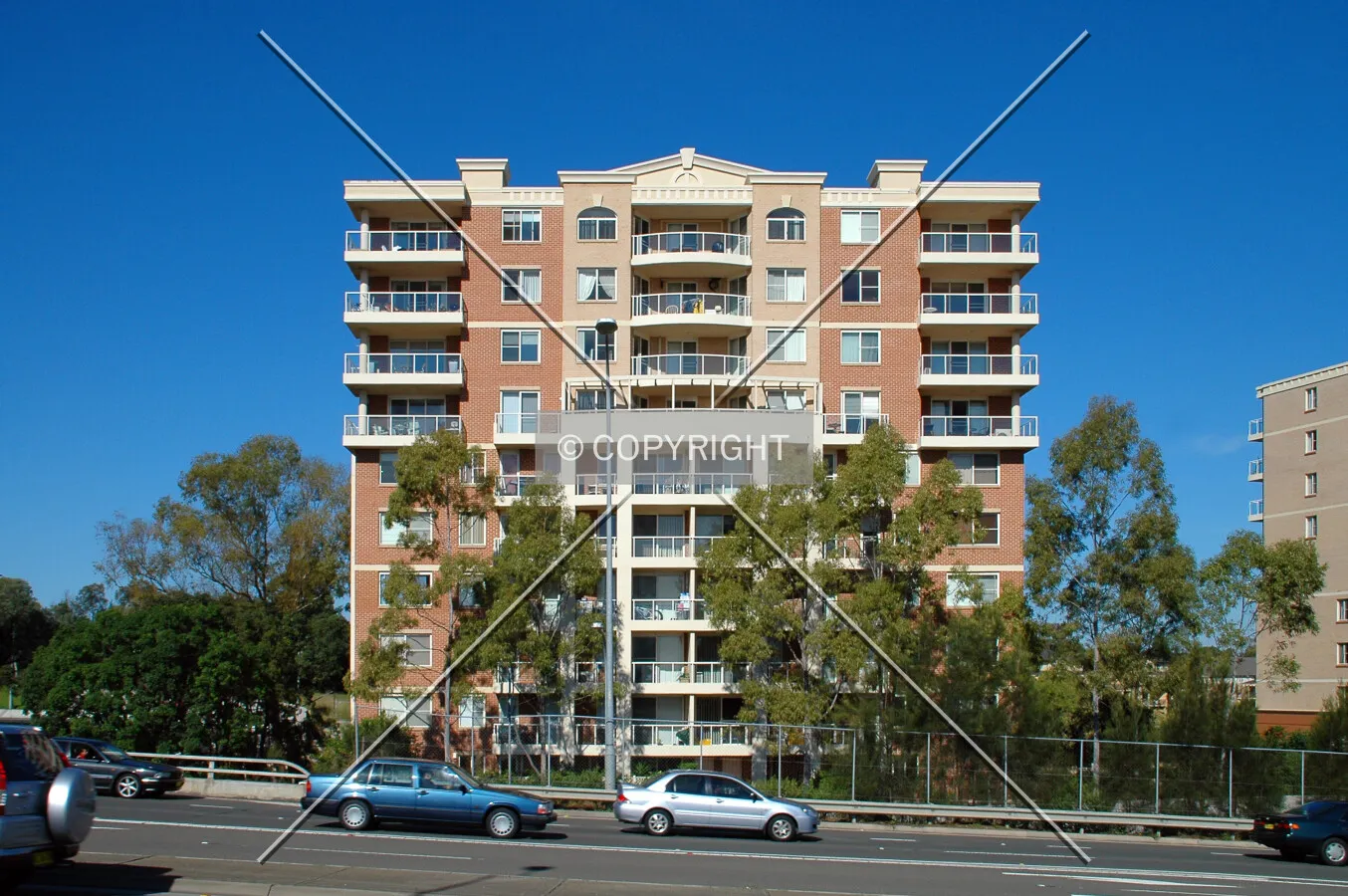 As seen from the northwest