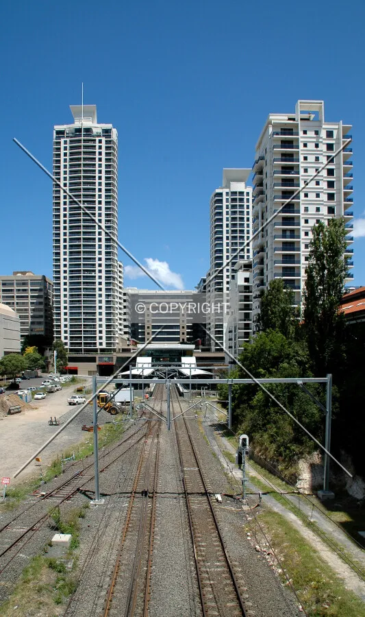 Looking south towards St Leonards station